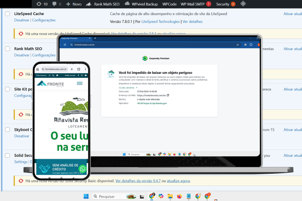 Manutenção de Sites WordPress